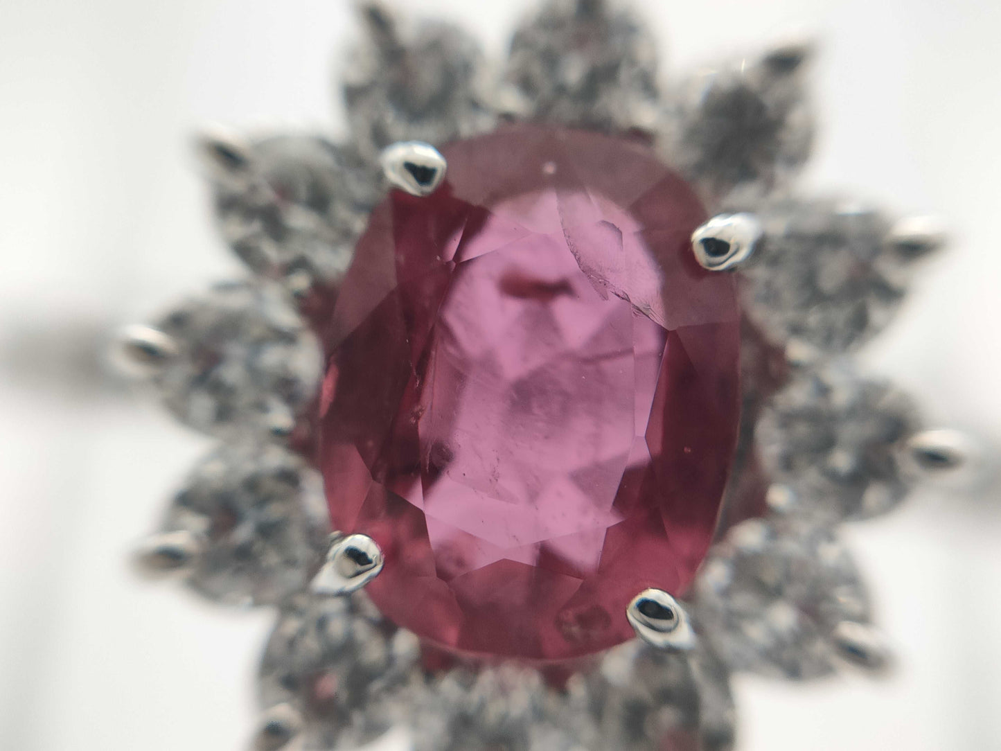 R1.10ct D0.67ct PT900 2.7g Ring