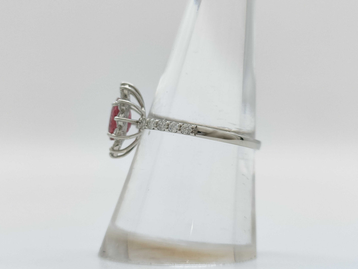 R1.10ct D0.67ct PT900 2.7g Ring