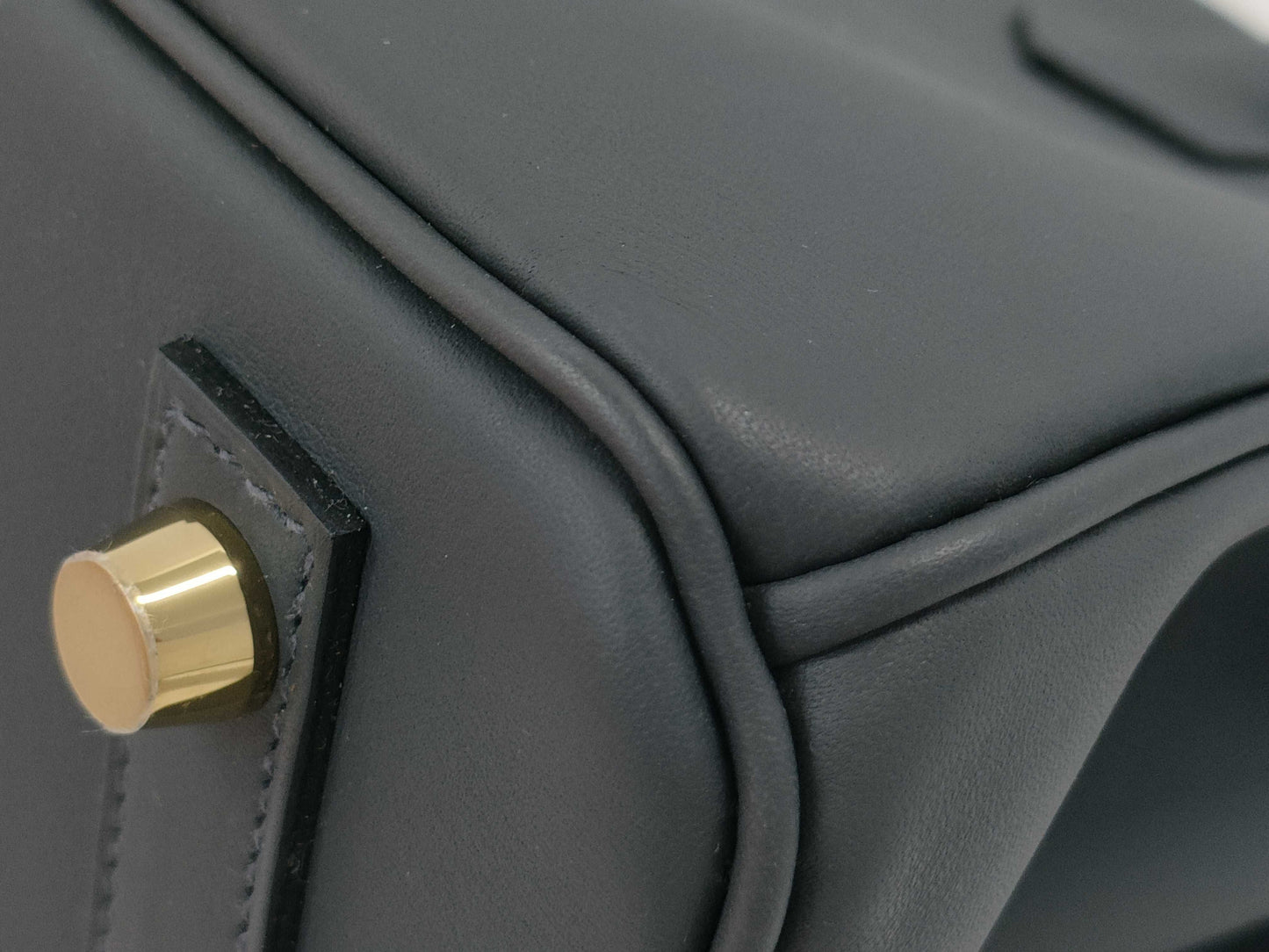 HERMES Birkin 25 in Swift Leather, Grimisty, Champagne Gold Hardware, K Stamped Handbag