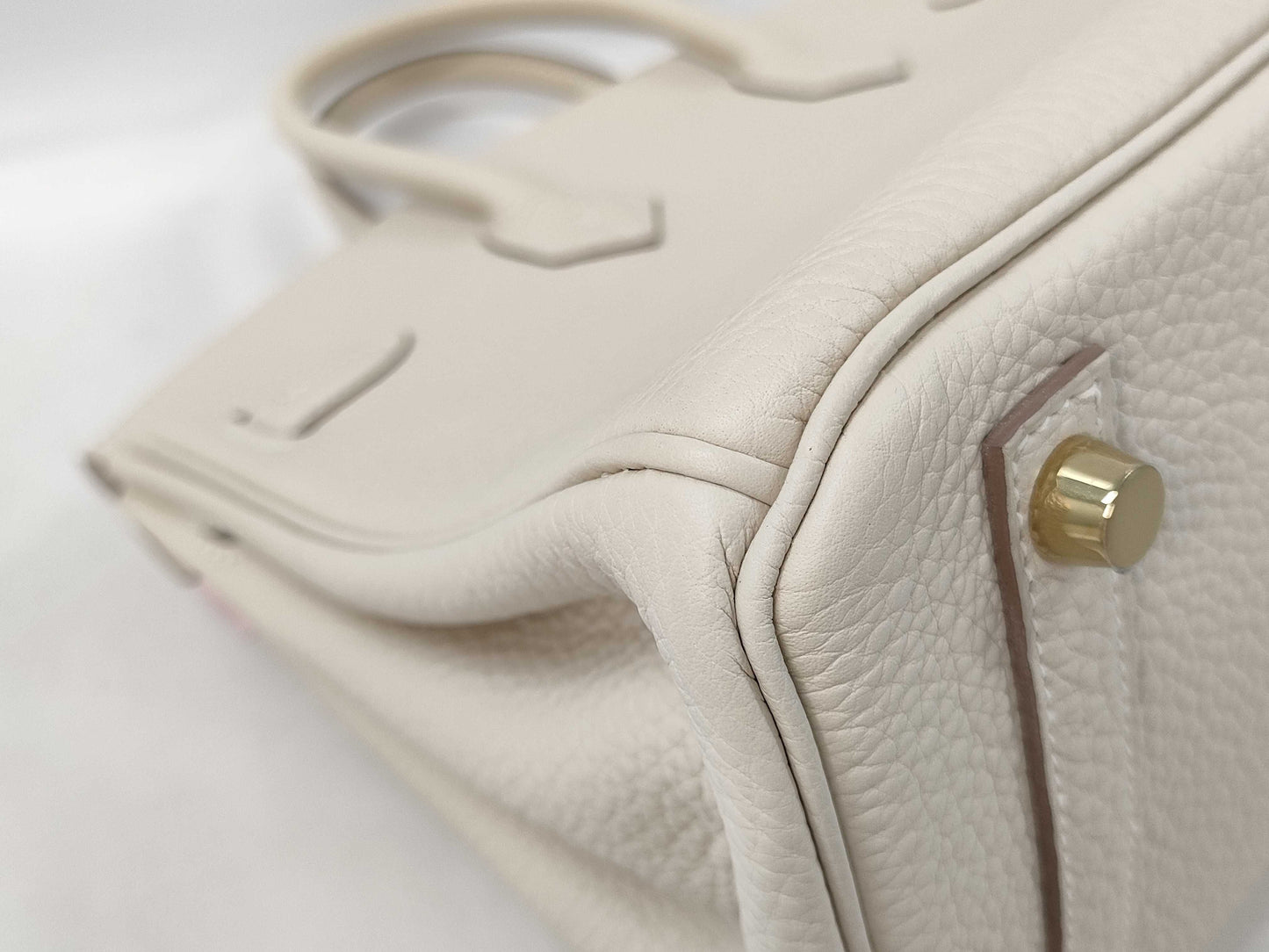 HERMES Birkin 25 Togo Crepe GP B Stamp Handbag