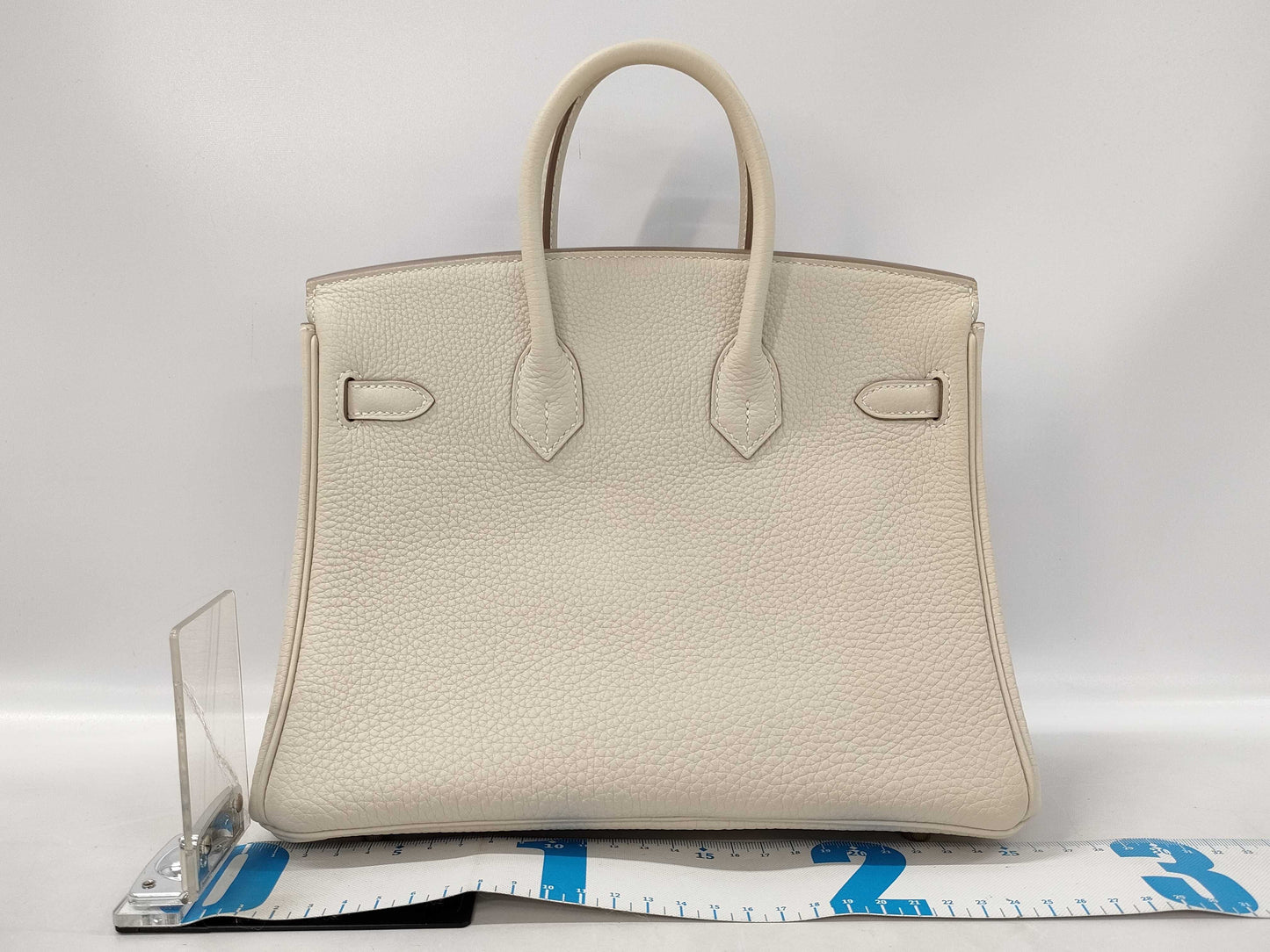 HERMES Birkin 25 Togo Crepe GP B Stamp Handbag