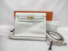 HERMES Kelly Dance Verso Evercolor Mushroom Craft GP B Stamp Shoulder Bag