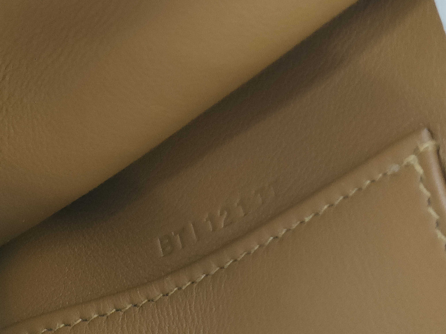 HERMES Kelly Dance Verso Evercolor Mushroom Craft GP B Stamp Shoulder Bag