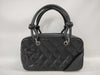 CHANEL Cambon Line Bowling Bag Mini Calfskin Black SS Handbag