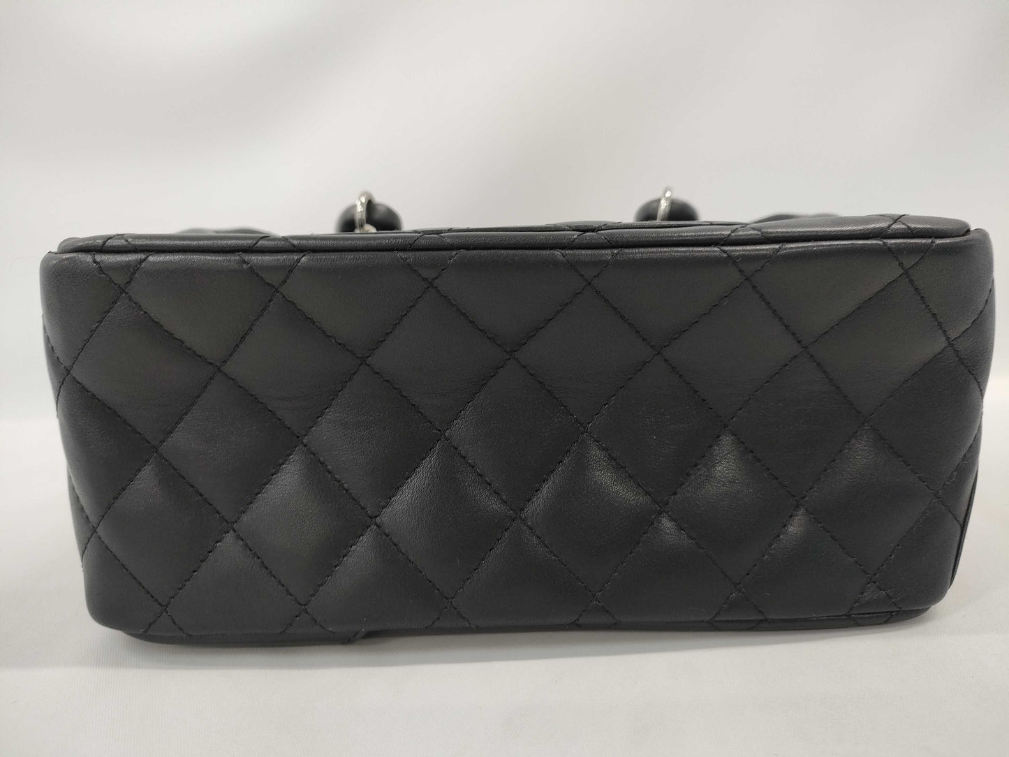 CHANEL Cambon Line Bowling Bag Mini Calfskin Black SS Handbag
