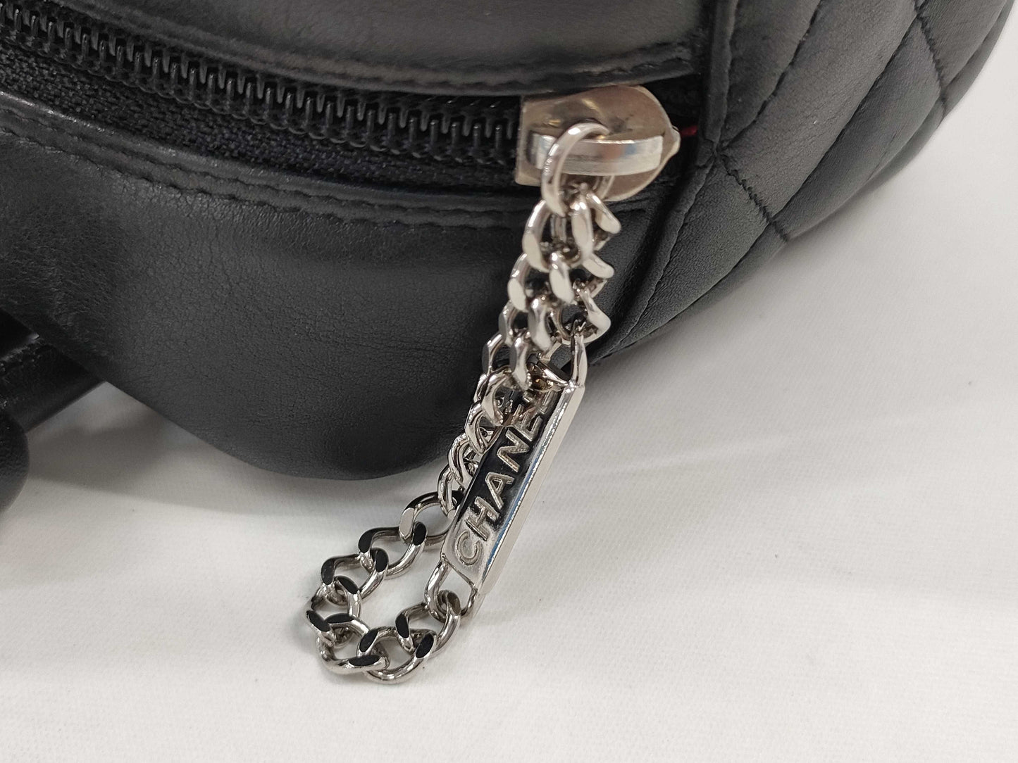 CHANEL Cambon Line Bowling Bag Mini Calfskin Black SS Handbag