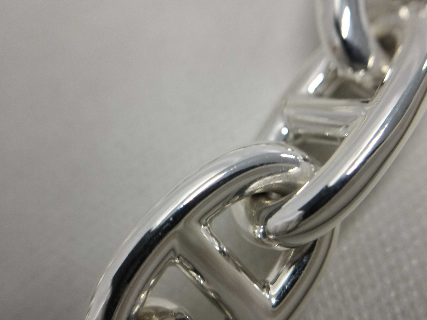HERMES Chaine d'Ancre PM 16-Link Bracelet in Silver