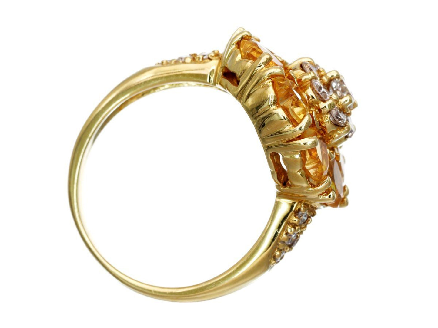CT2.83ct D0.68ct K18 7.4g Ring