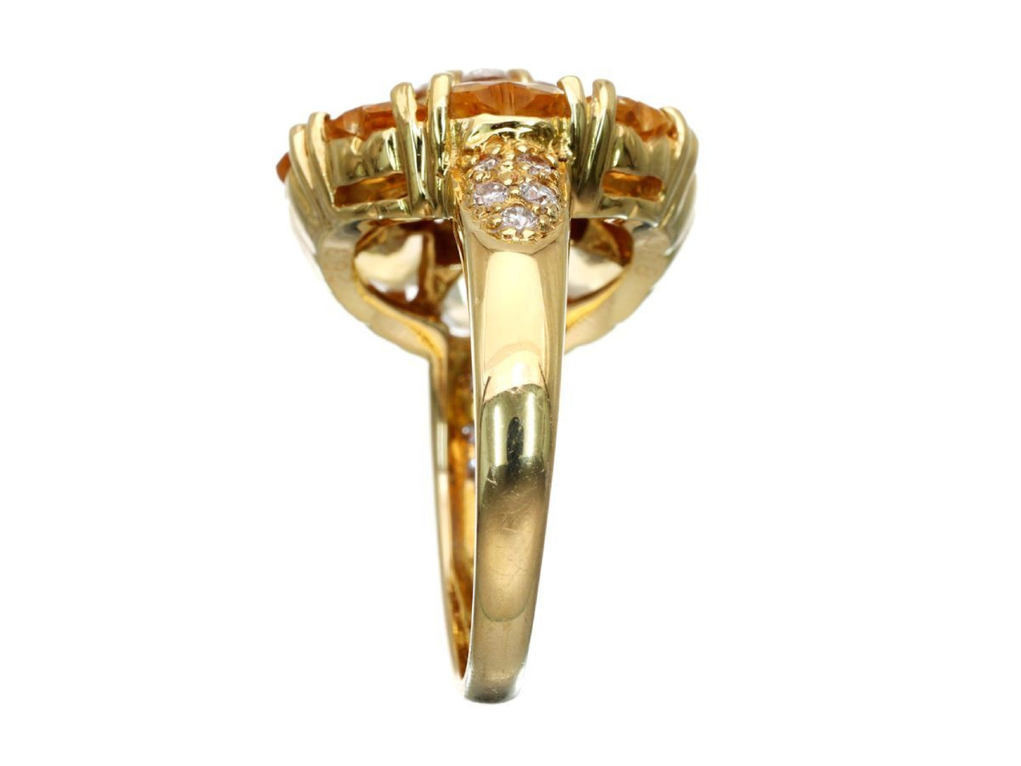 CT2.83ct D0.68ct K18 7.4g Ring