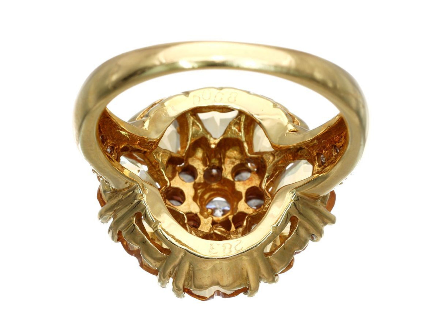 CT2.83ct D0.68ct K18 7.4g Ring