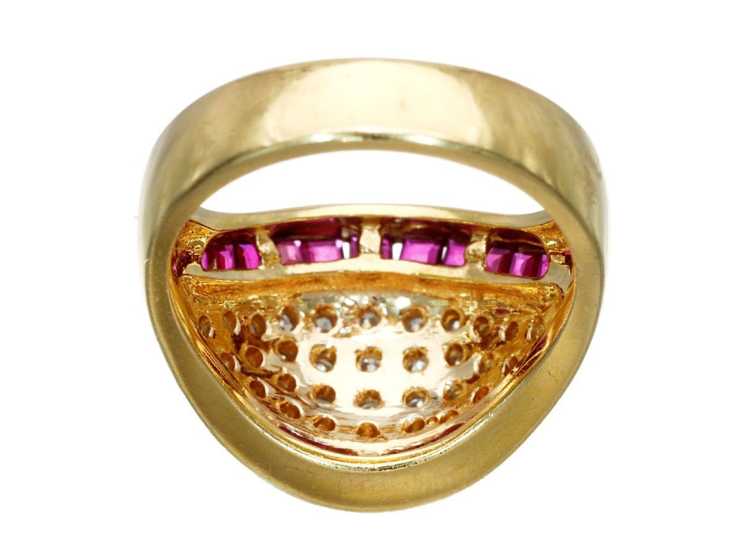 R1.17ct D1.33ct K18 9.8g Ring