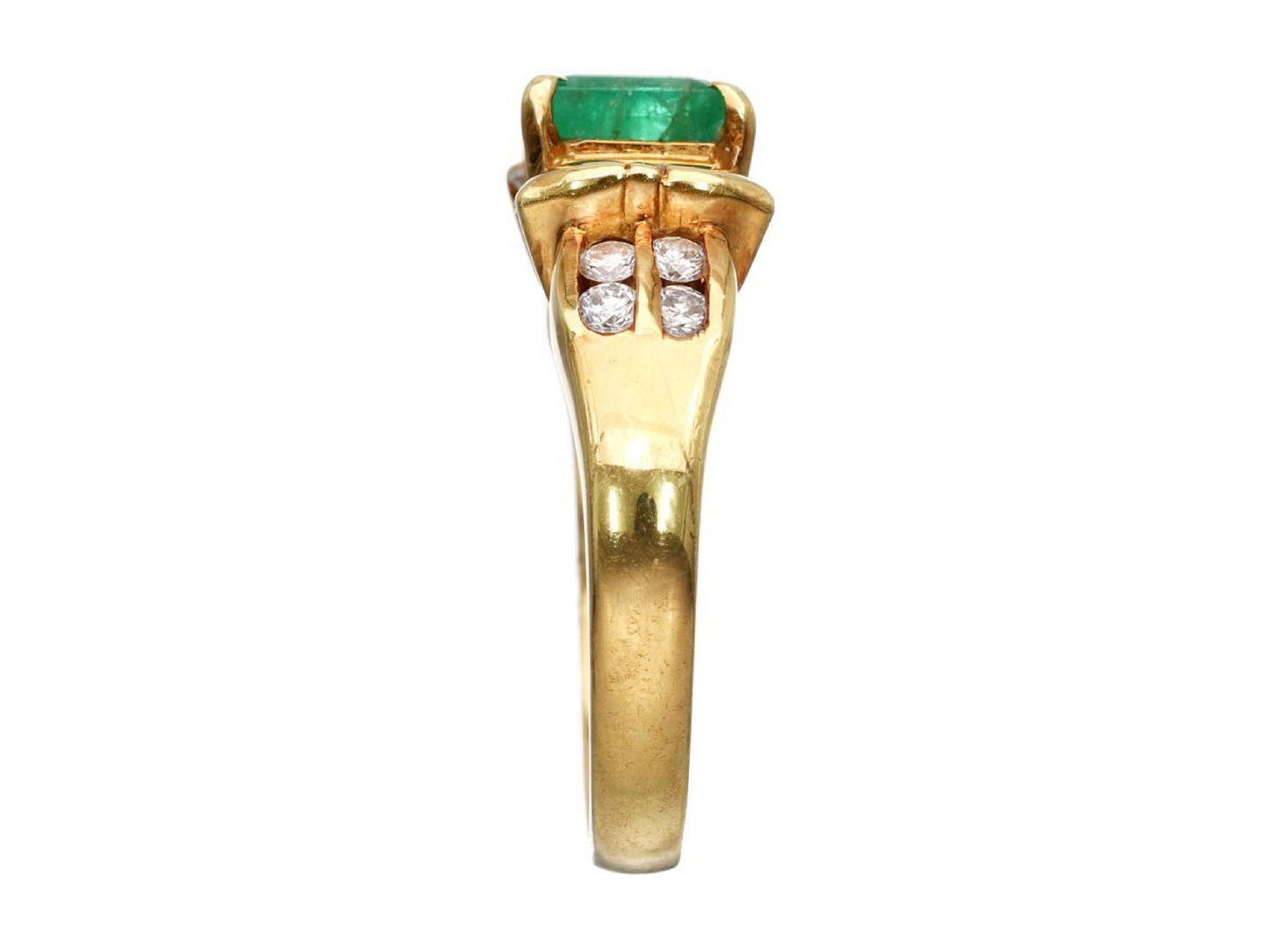E0.47ct D0.66ct K18 5.1g Ring