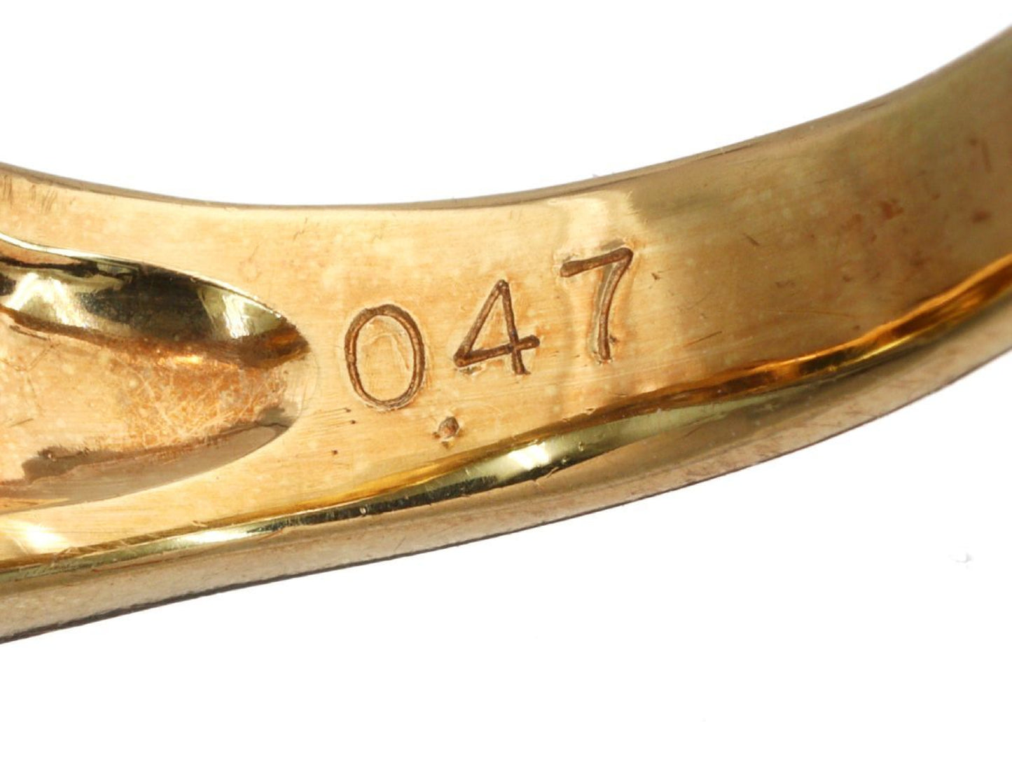 E0.47ct D0.66ct K18 5.1g Ring