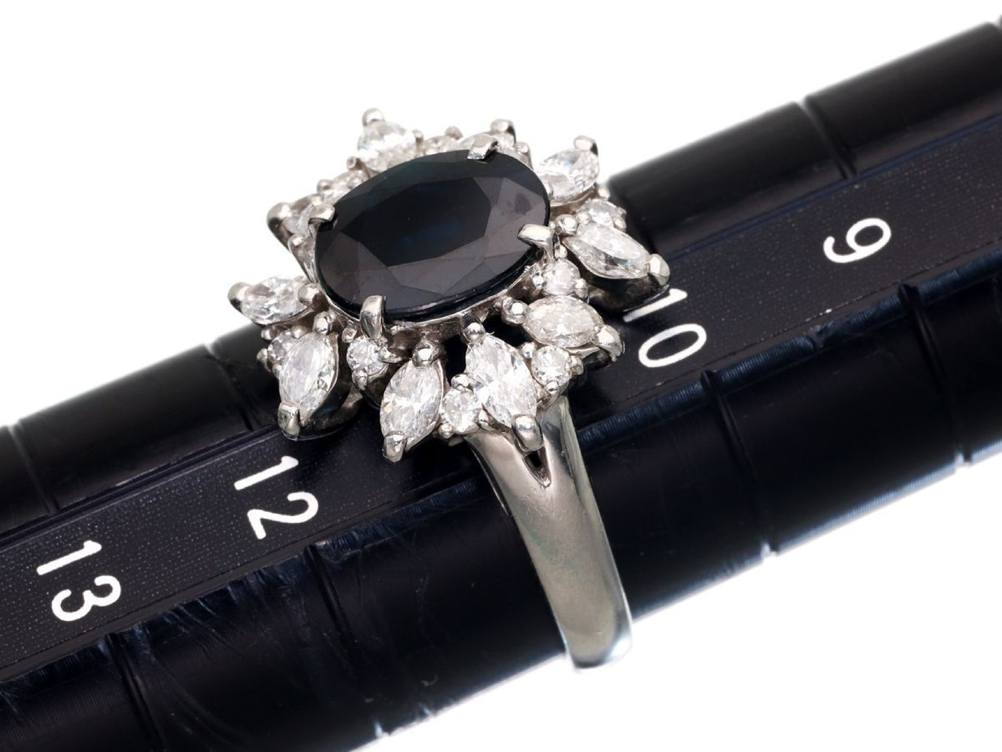 S1.88ct D0.85ct PT850 6.0g Ring