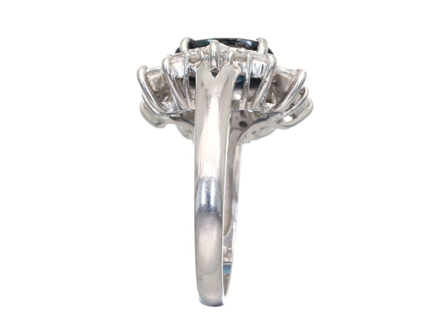 S1.88ct D0.85ct PT850 6.0g Ring