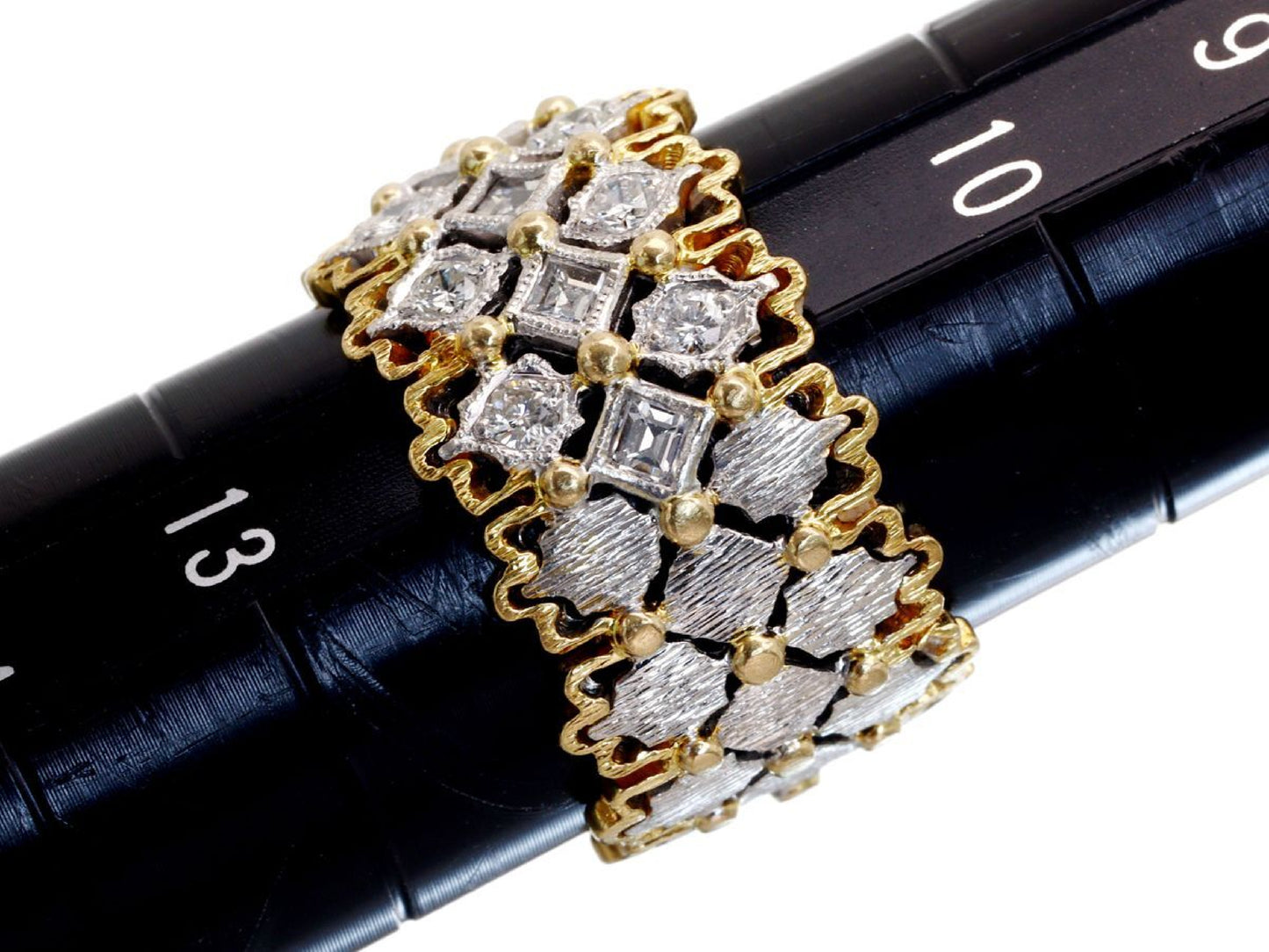 D0.77ct Pt900/K18 7.5g Ring