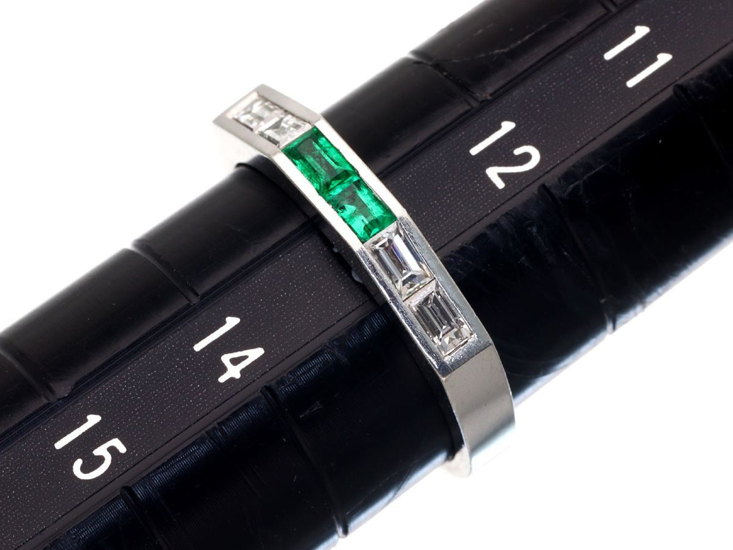 E0.16ct D0.31ct Pt900 4.6g Ring