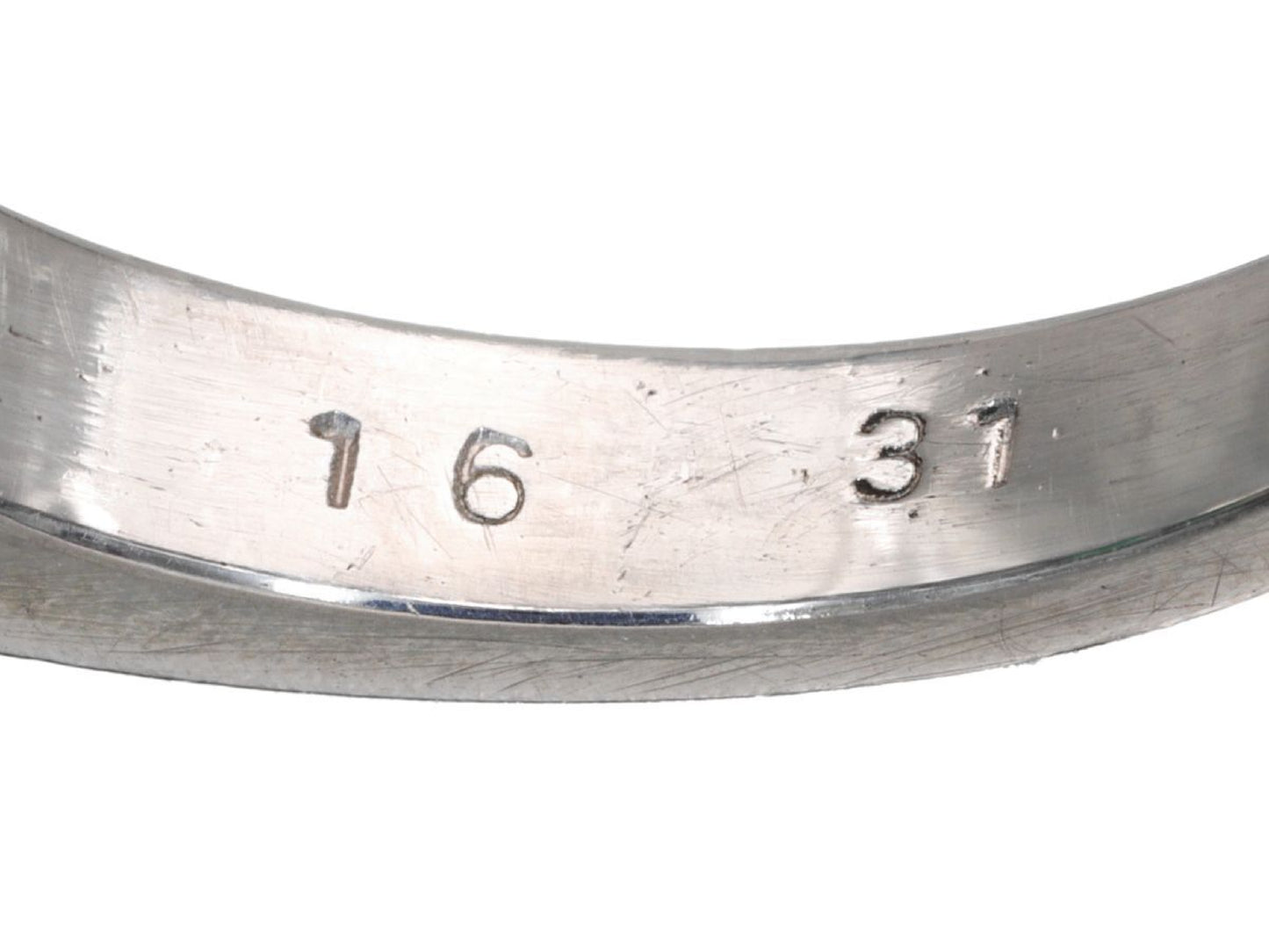 E0.16ct D0.31ct Pt900 4.6g Ring