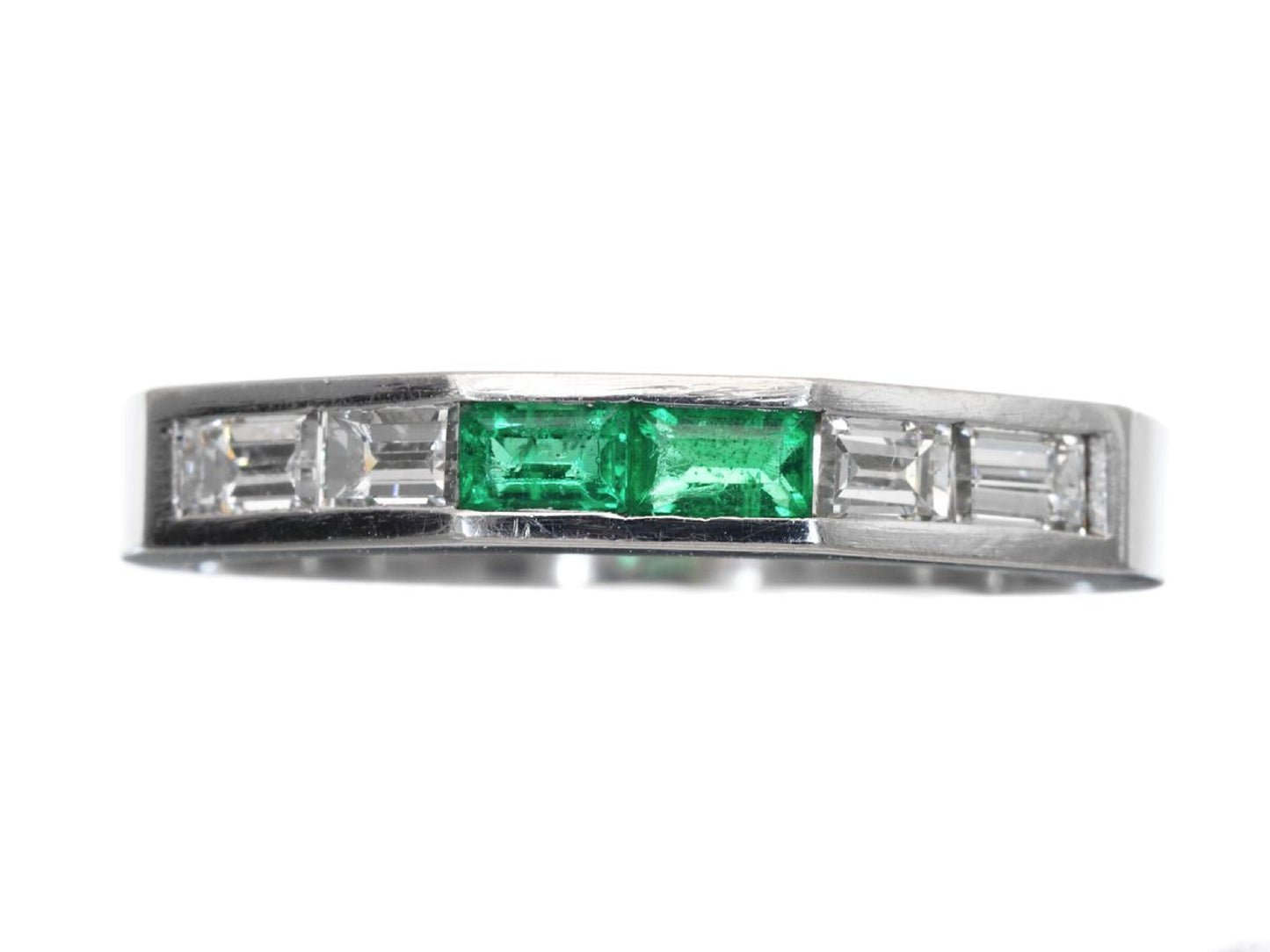 E0.16ct D0.31ct Pt900 4.6g Ring