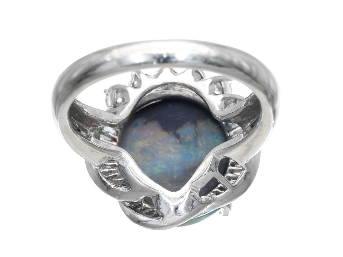 BOP 8.15ct D 0.59ct Pt900 8.5g Ring
