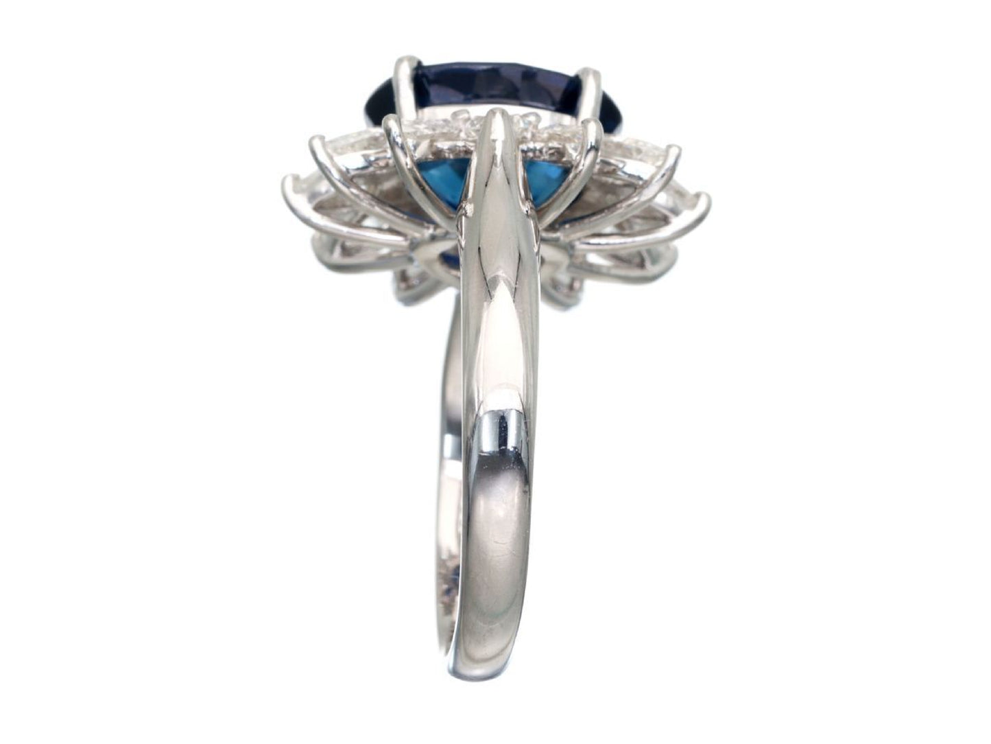 S4.20ct D1.22ct Pt900 8.5g Ring