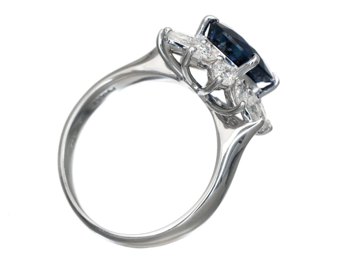 S4.20ct D1.22ct Pt900 8.5g Ring
