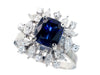 S2.04ct D0.92ct PT850 6.6g Ring