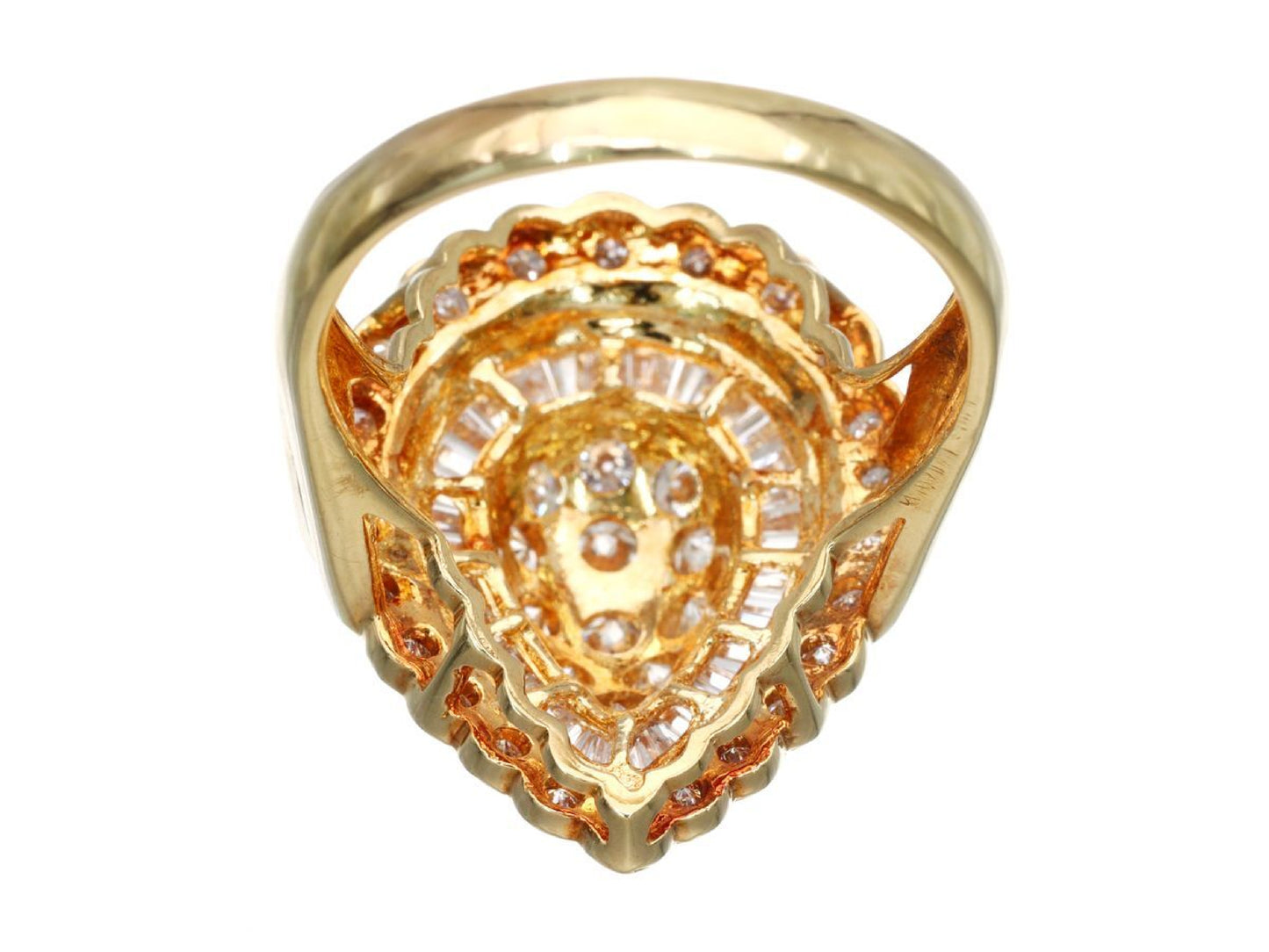 D2.00ct K18 8.1g Ring