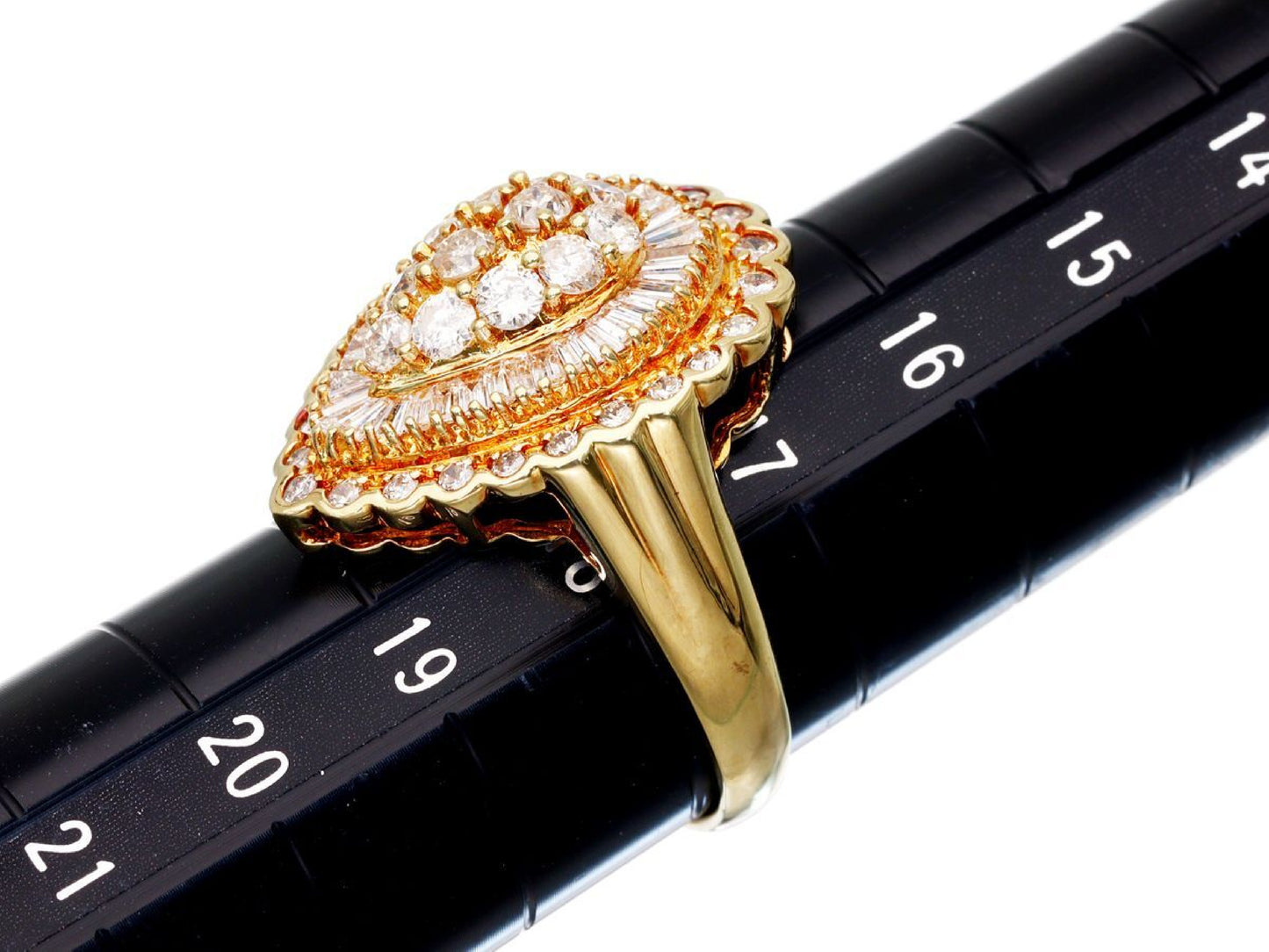D2.00ct K18 8.1g Ring