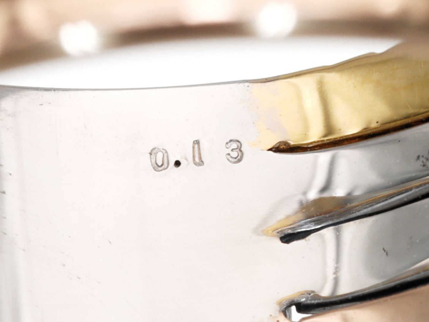 D0.13ct Pt950/K18 8.9g Ring