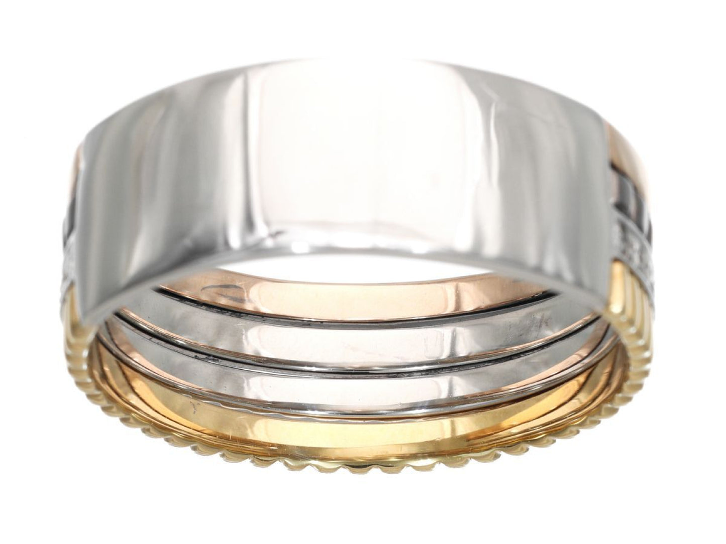 D0.13ct Pt950/K18 8.9g Ring