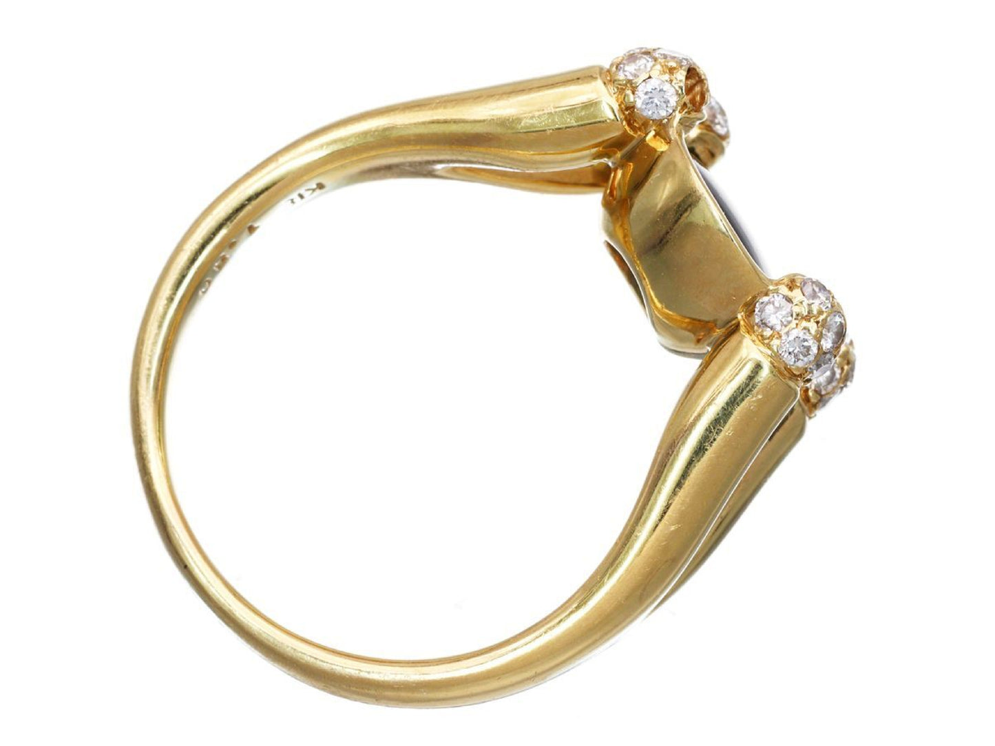 Tourmaline 1.80ct D0.35ct K18 8.2g Ring