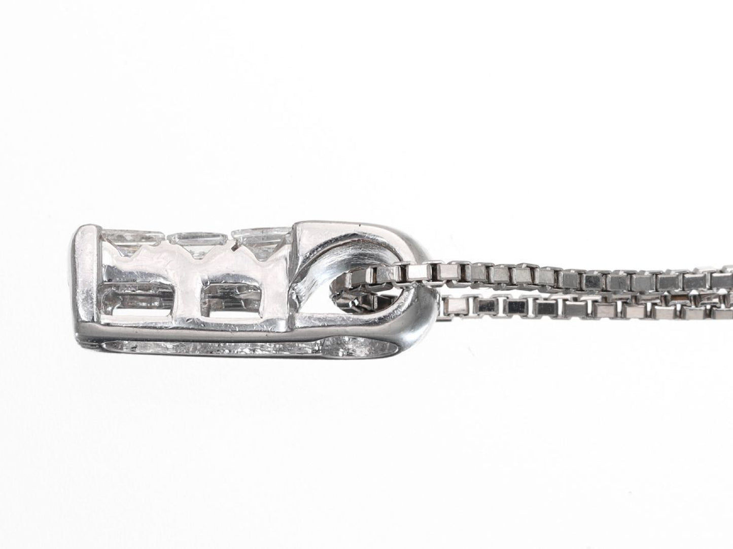 D0.50ct Pt900/850 6.7g Necklace