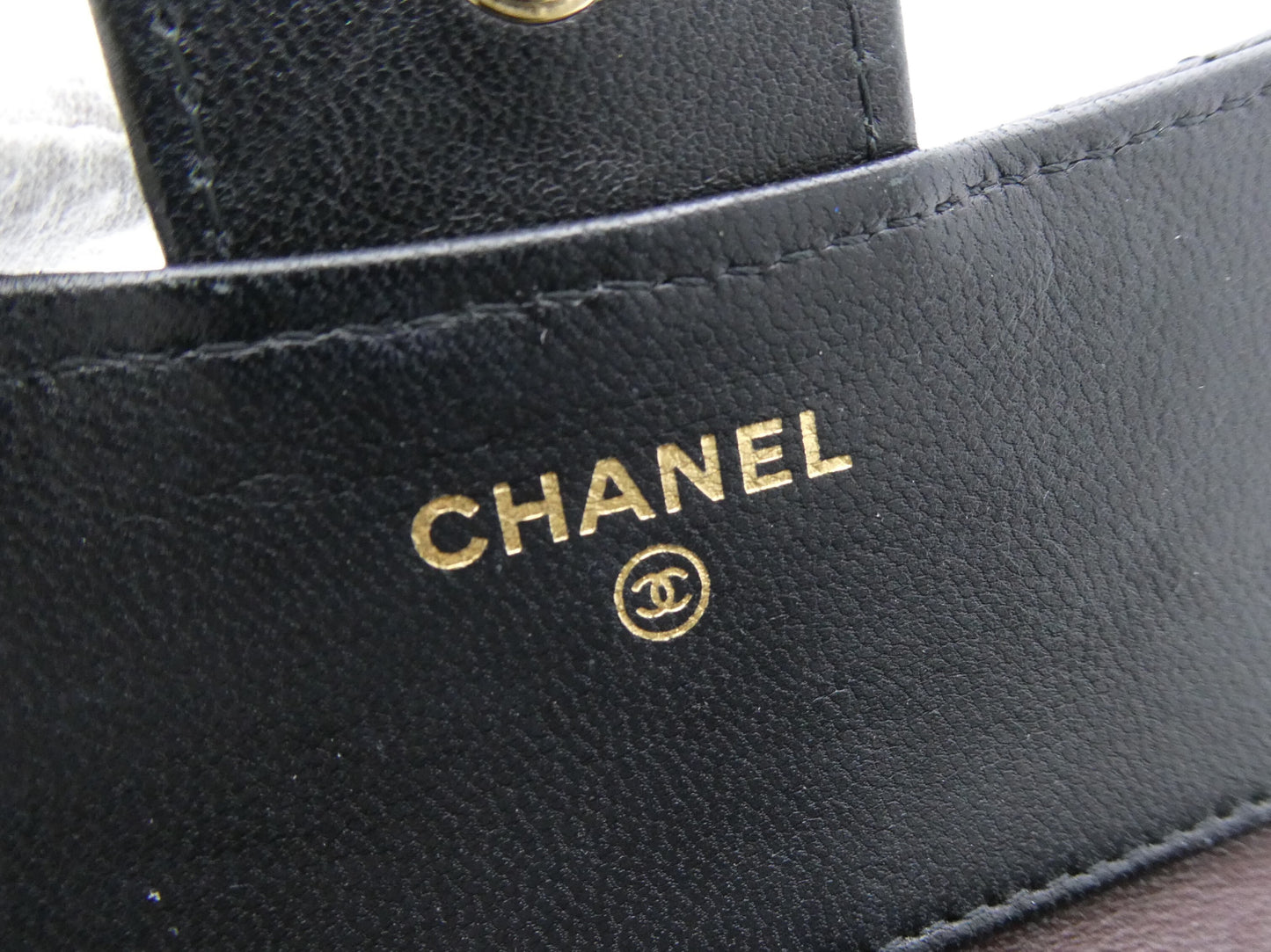 CHANEL Matelasse Coco Mark Tri-fold Wallet