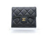 CHANEL Matelasse Coco Mark Tri-fold Wallet