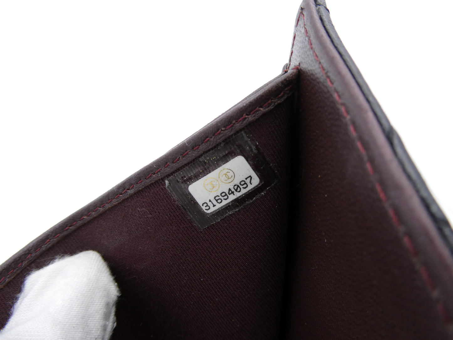 CHANEL Matelasse Coco Mark Tri-fold Wallet
