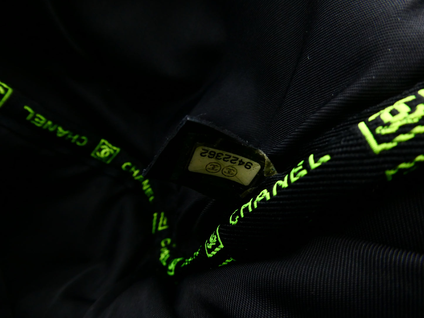 CHANEL Sport Logo Nylon 2-Way Boston Bag
