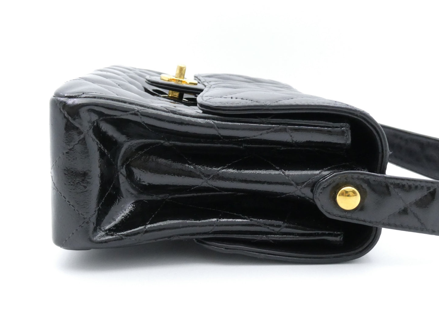 CHANEL Matelasse Coco Mark Enamel Double Face Shoulder Bag