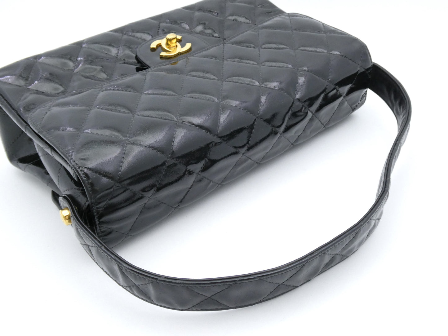 CHANEL Matelasse Coco Mark Enamel Double Face Shoulder Bag