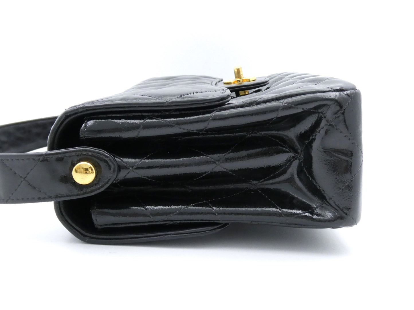 CHANEL Matelasse Coco Mark Enamel Double Face Shoulder Bag