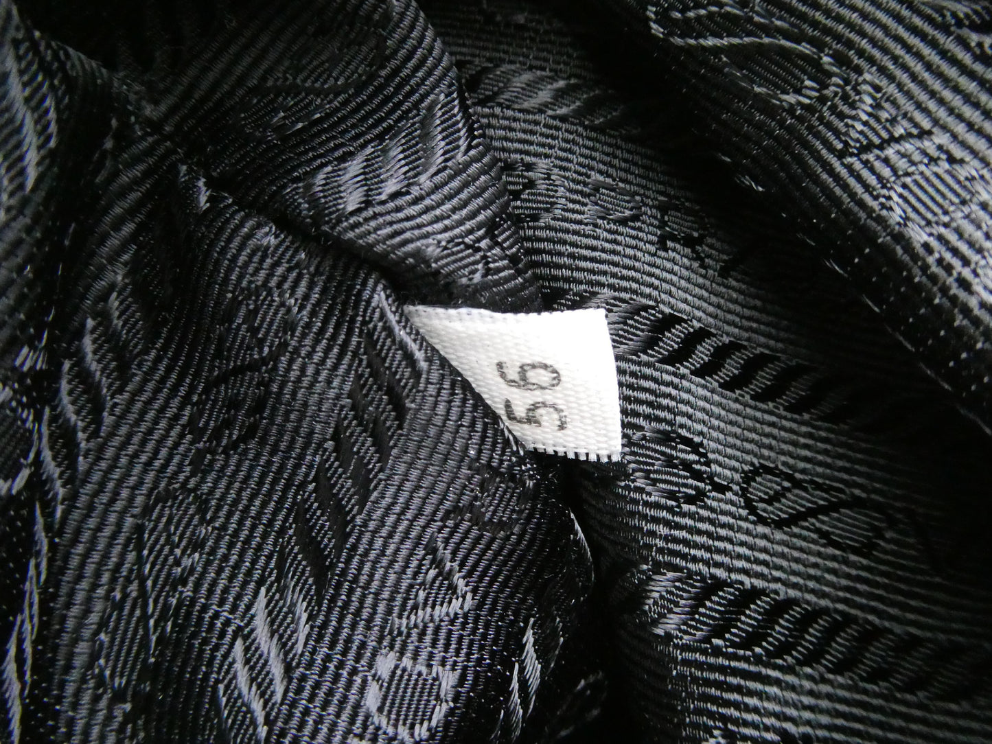 PRADA logo plate nylon and leather backpack