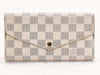 LOUIS VUITTON N61735 Damier Azur Louis Vuitton Damier Azur Portefeuille Sarah Wallet