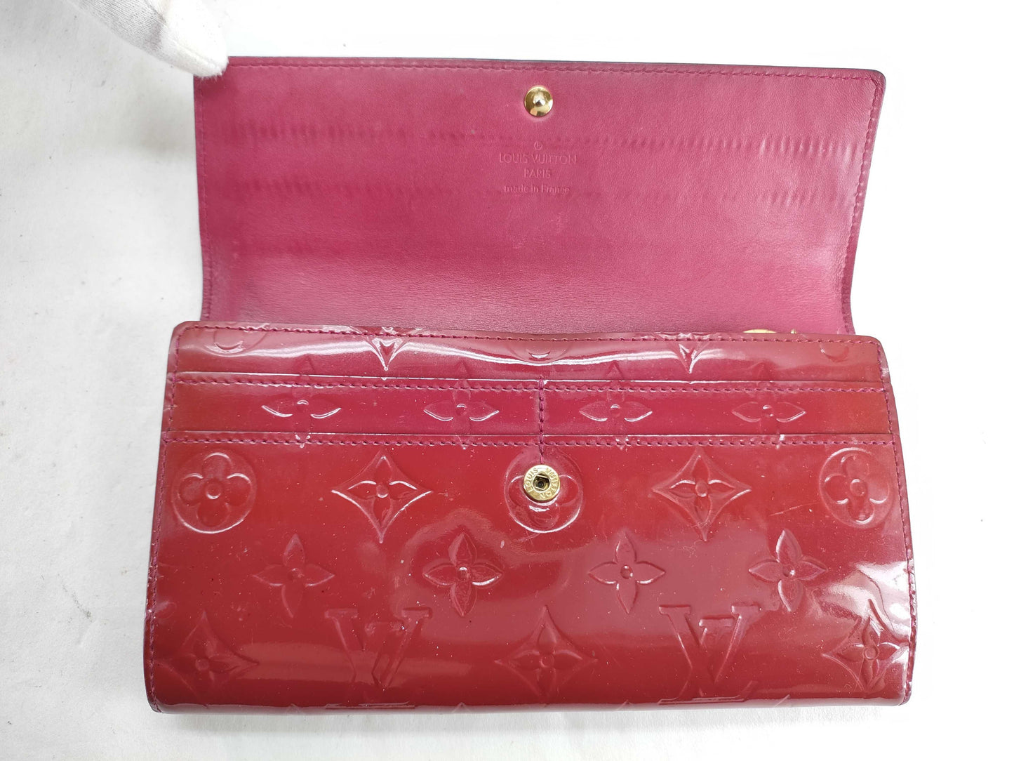 LOUIS VUITTON M93530 Vernis Louis Vuitton Vernis Monogram Long Wallet