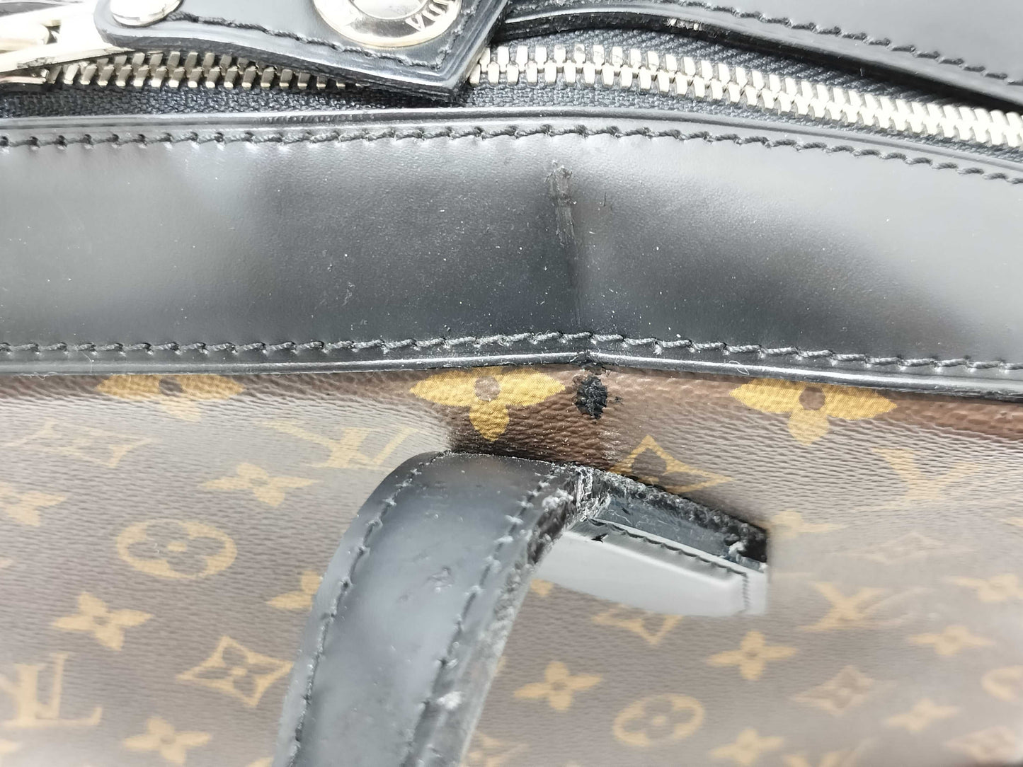 LOUIS VUITTON M40272 Monogram Macassar Louis Vuitton Monogram Macassar Dora MM M40272 Handbag