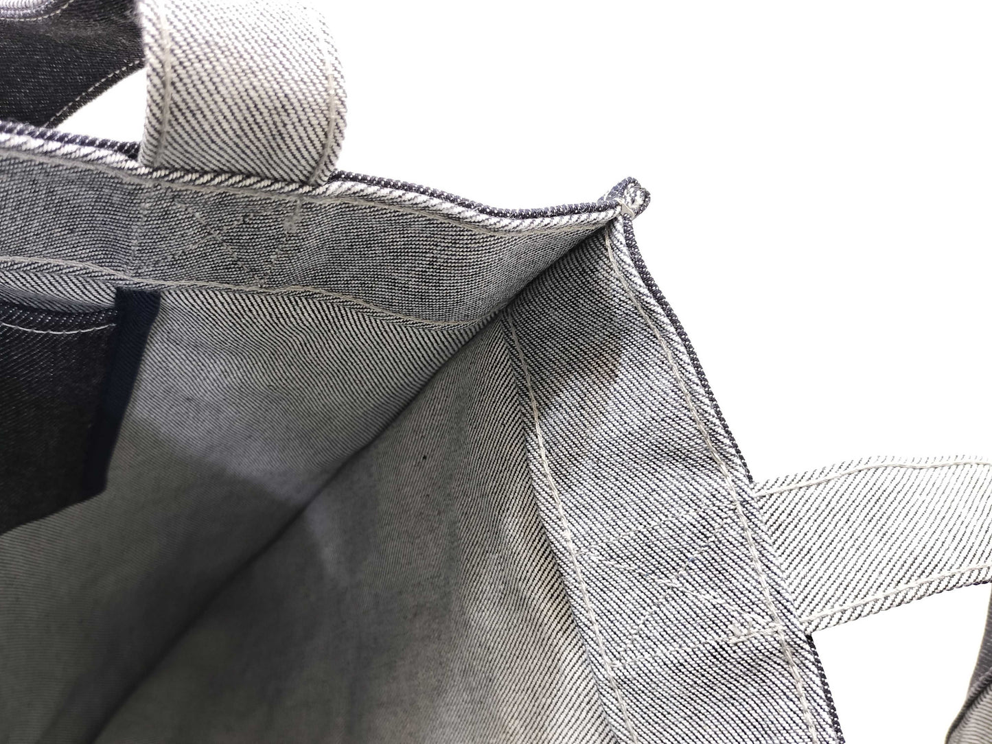 Tiffany & Co. Tiffany Logo Denim Tote Bag