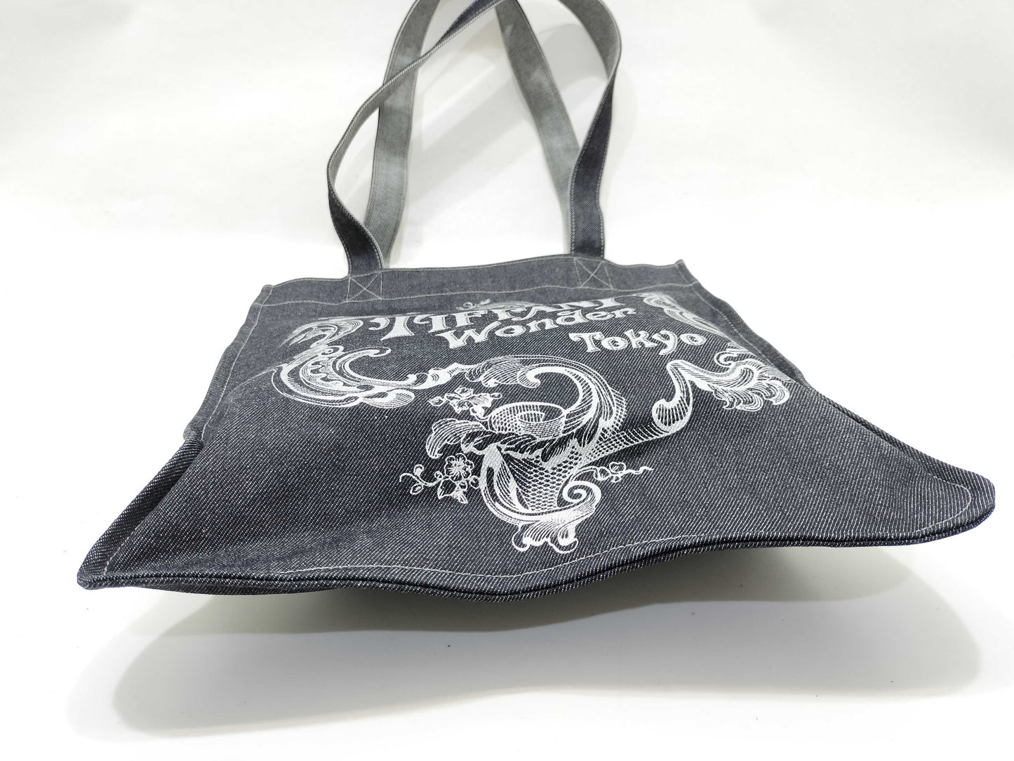 Tiffany & Co. Tiffany Logo Denim Tote Bag
