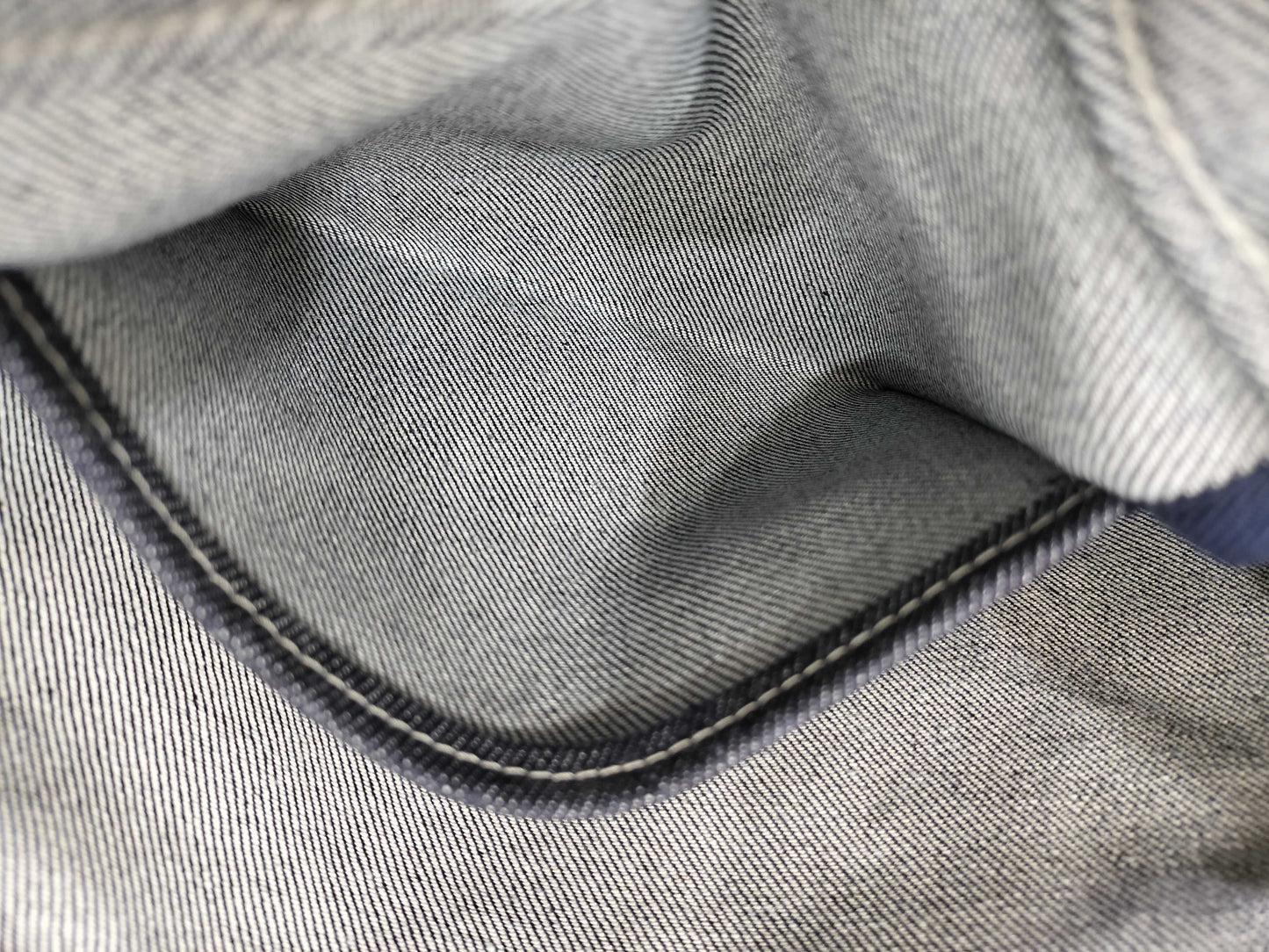 Tiffany & Co. Tiffany Logo Denim Tote Bag