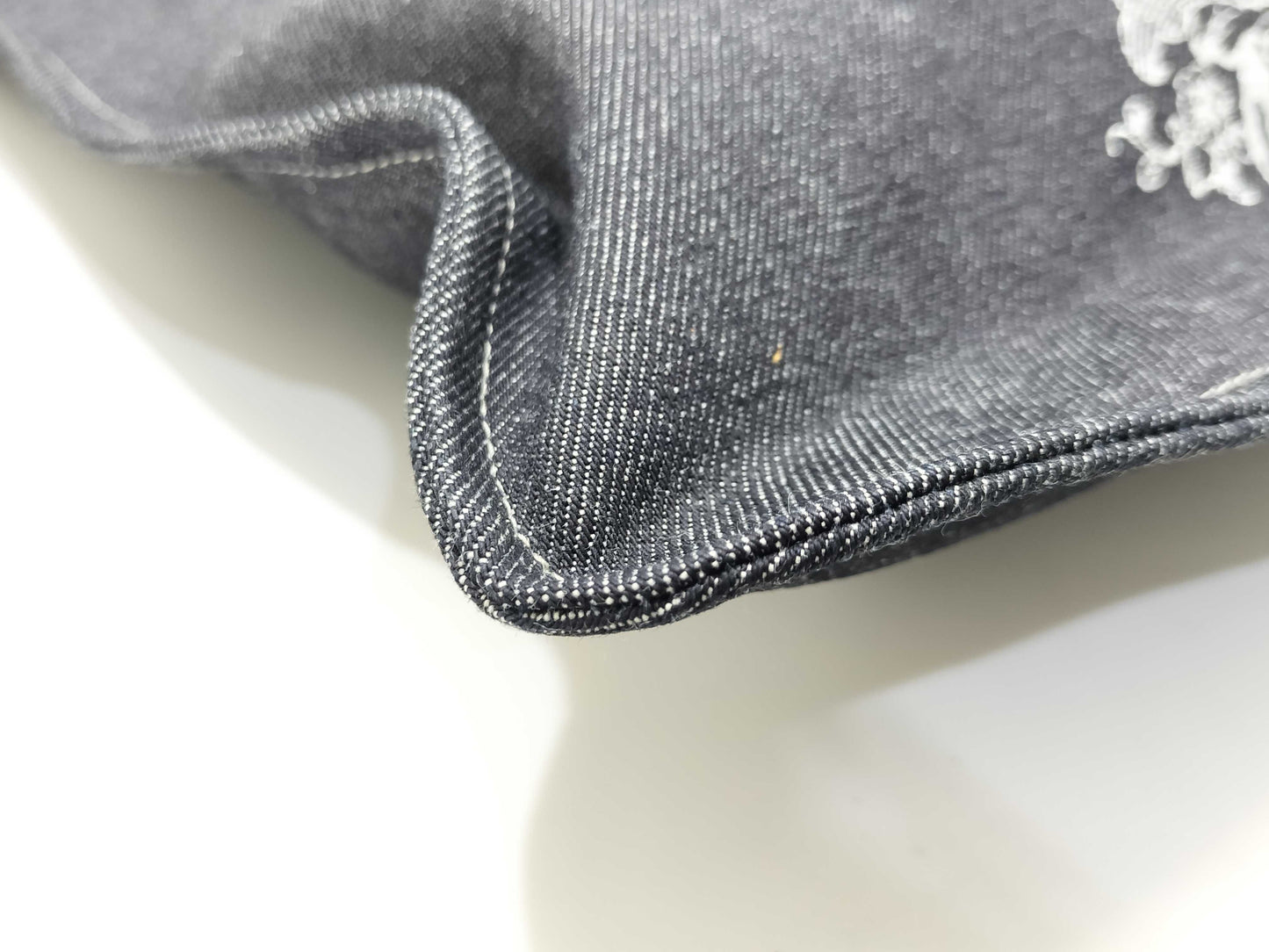 Tiffany & Co. Tiffany Logo Denim Tote Bag