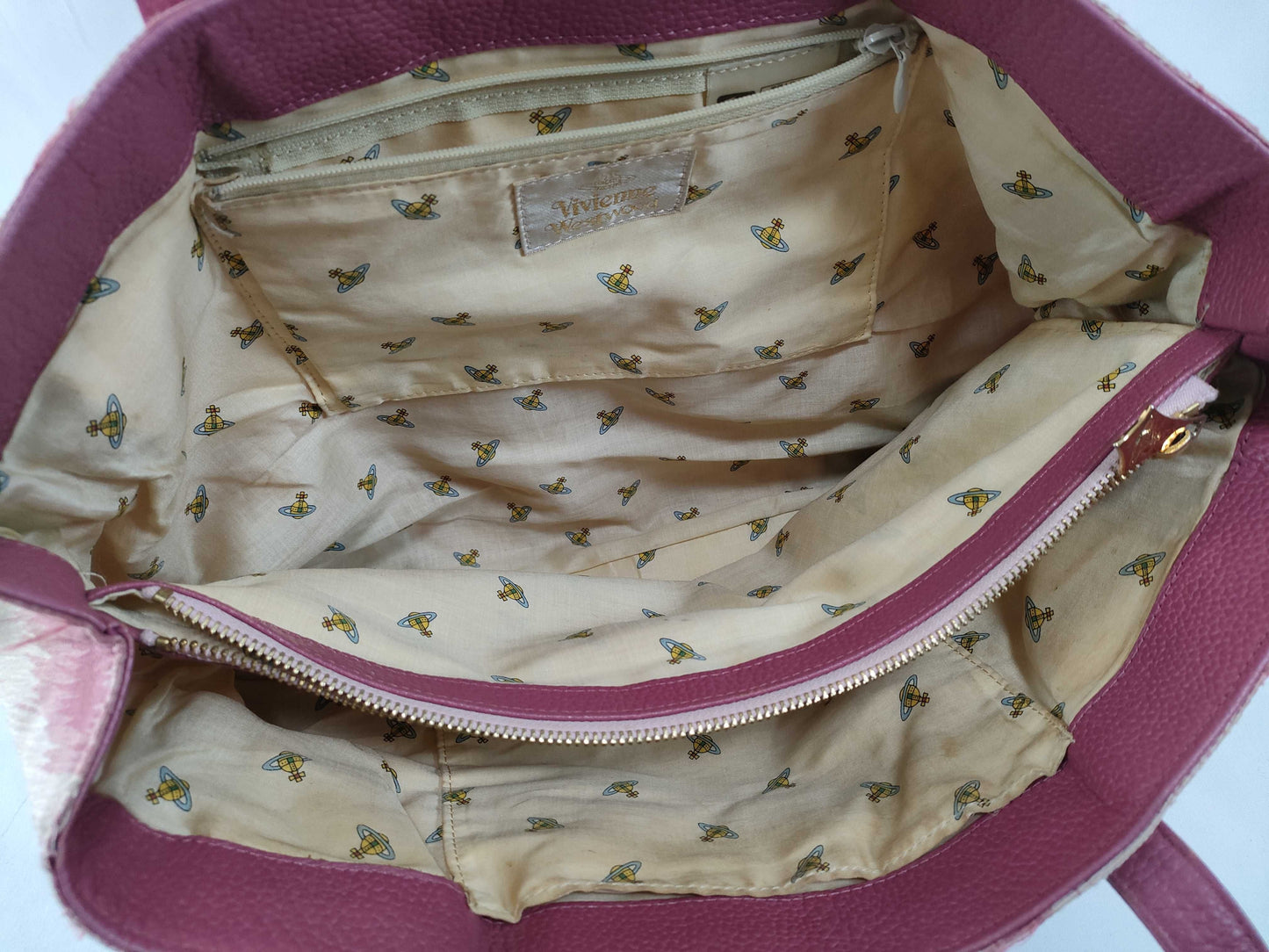 Vivienne Westwood Leopard Print Tote Bag