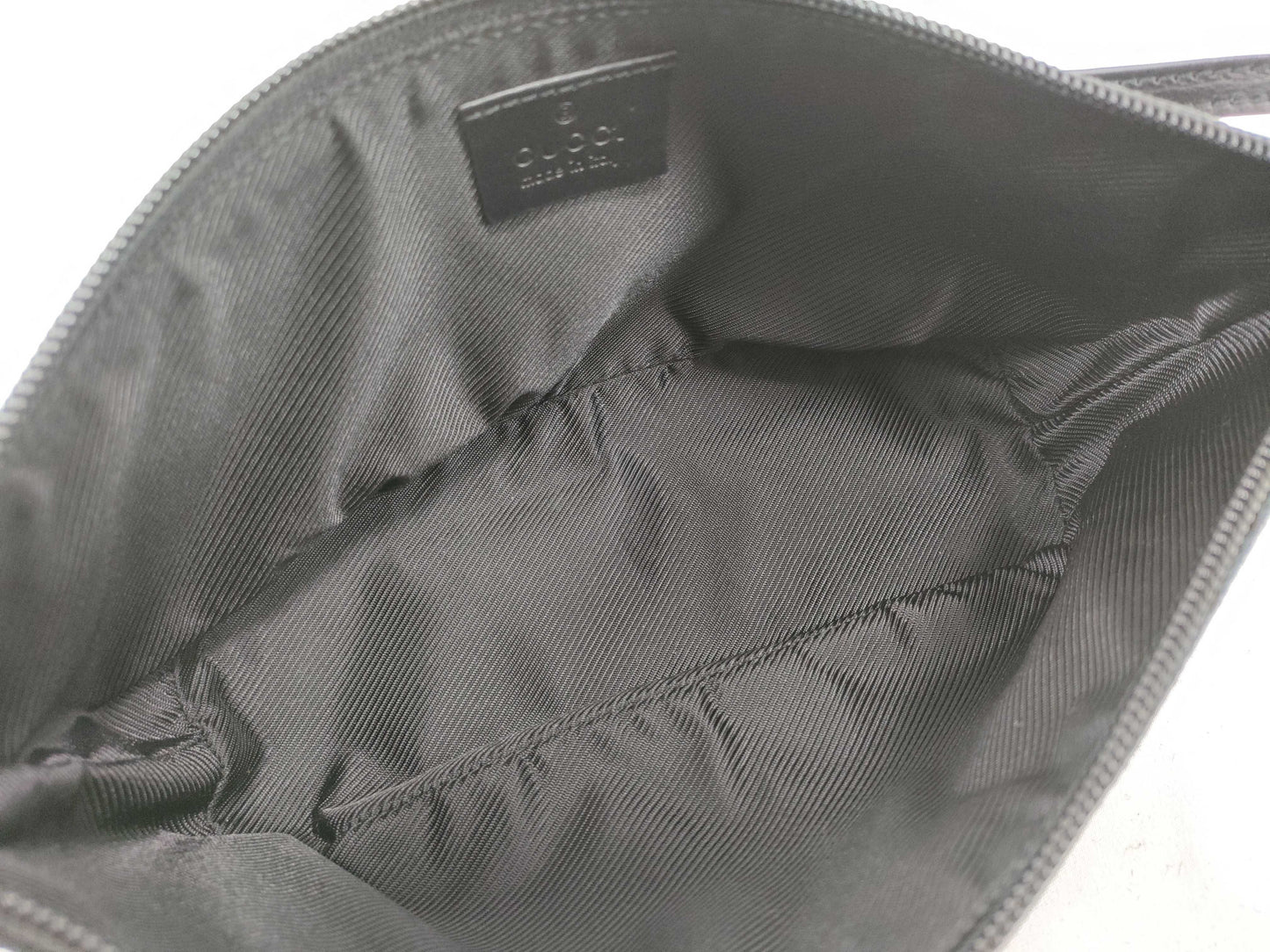 GUCCI GG Canvas GUCCI Gucci Accessory Pouch Canvas Leather Handbag